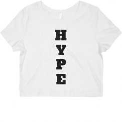 Ladies Slim Fit Crop Top Tee