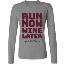 Ladies Relaxed Fit Basic Long Sleeve Tee