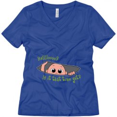 Ladies Relaxed Fit V-Neck Tee