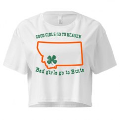 Ladies Festival Cali Crop Top Tee