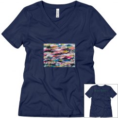 AbstractEnergy V-neck Tee-Jazzy Jewelz