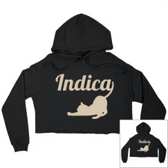 Indica Cropped Hoodie