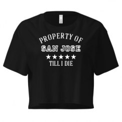 Ladies Festival Cali Crop Top Tee