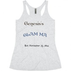 Ladies Slim Fit Super Soft Racerback Triblend Tank