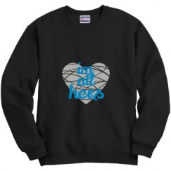 Unisex Film and Foil Crewneck Sweatshirt