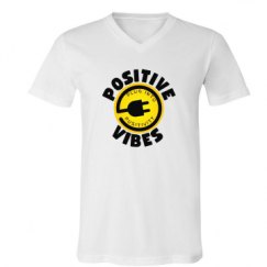 Unisex V-Neck Jersey Tee