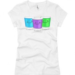 Ladies Slim Fit Basic Promo Jersey Tee