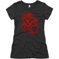Ladies Slim Fit Super Soft Triblend Tee
