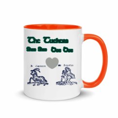 11oz Ceramic Mug with Color Inside