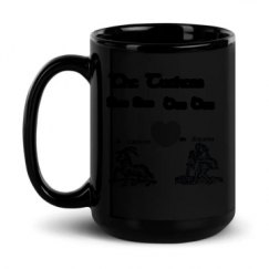 15oz Black Glossy Mug