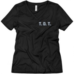 Ladies Relaxed Fit V-Neck Tee