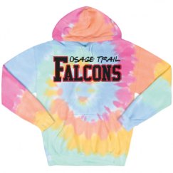 Unisex Tie-Dye Fleece Hoodie