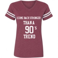 Ladies Relaxed Fit Vintage Sports Tee