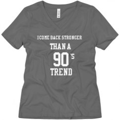 Ladies Relaxed Fit V-Neck Tee