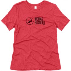 Ladies Relaxed Fit Super Soft Triblend Tee