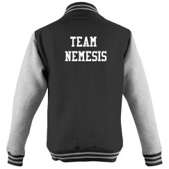 Team Nemesis Letterman Jacket Rear Only