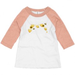 Toddler 3/4 Sleeve Raglan Tee