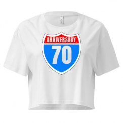 Ladies Festival Cali Crop Top Tee