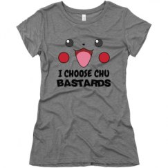 Ladies Slim Fit Super Soft Triblend Tee