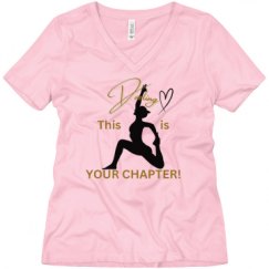 Ladies Relaxed Fit V-Neck Tee