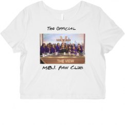 Ladies Slim Fit Crop Top Tee