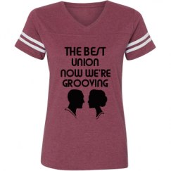 Ladies Relaxed Fit Vintage Sports Tee