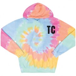 Unisex Tie-Dye Fleece Hoodie