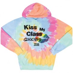 Unisex Tie-Dye Fleece Hoodie