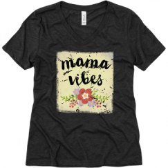 Ladies Relaxed Fit Super Soft Triblend V-Neck Tee