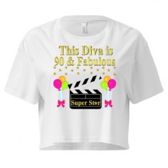 Ladies Festival Cali Crop Top Tee