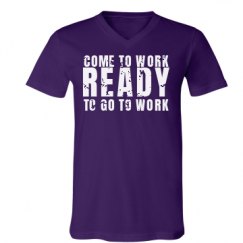 Unisex V-Neck Jersey Tee