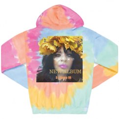 Unisex Tie-Dye Fleece Hoodie