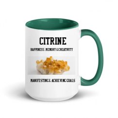 15oz Ceramic Mug with Color Inside