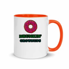 11oz Ceramic Mug with Color Inside