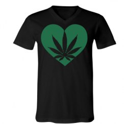 Unisex V-Neck Jersey Tee