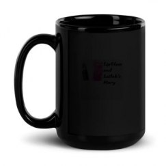 15oz Black Glossy Mug