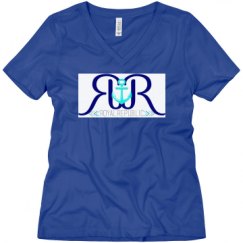 Ladies Relaxed Fit V-Neck Tee