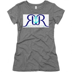 Ladies Slim Fit Super Soft Triblend Tee