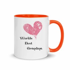 11oz Ceramic Mug with Color Inside