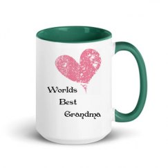 15oz Ceramic Mug with Color Inside