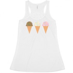 Ladies Flowy Racerback Tank