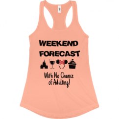 Ladies Slim Fit Racerback Tank Top