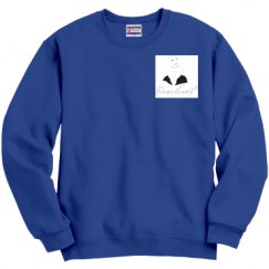 Unisex Film and Foil Crewneck Sweatshirt