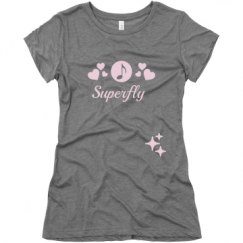 Ladies Slim Fit Super Soft Triblend Tee