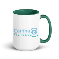 15oz Ceramic Mug with Color Inside