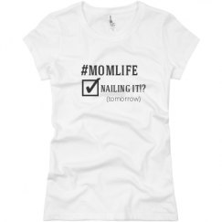 Ladies Slim Fit Basic Promo Jersey Tee