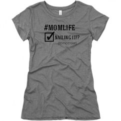 Ladies Slim Fit Super Soft Triblend Tee