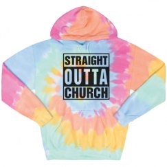Unisex Tie-Dye Fleece Hoodie