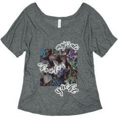Ladies Flowy Slouchy Tee