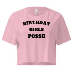 Ladies Festival Cali Crop Top Tee